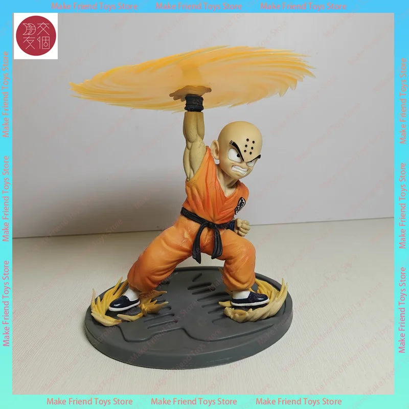 Dragon Ball Z Krillin 3D LED Night Light  AA Battery Powered Anime Desk Lamp Multi-Color Touch Ambient Gaming Room Decor Gift
