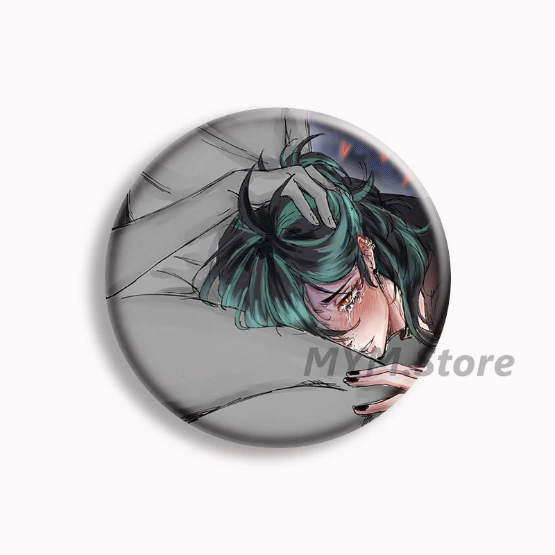 The Kid at The Back Soft Button Pin Solivan Brugmansia Brooches Sol Anime Badge Bag Decor Accessories Jewelry Fans Collect Gifts