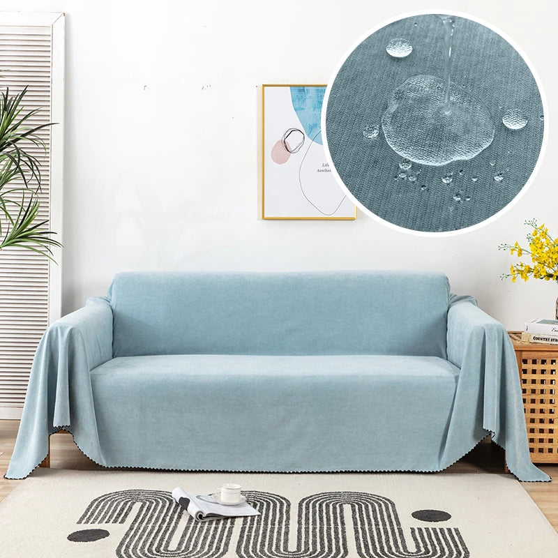 Waterproof Sofa Towel Solid Colour High Quality Sofa Cover Multifunctional Dustproof Durable Sofa Towel For Living Room Decor