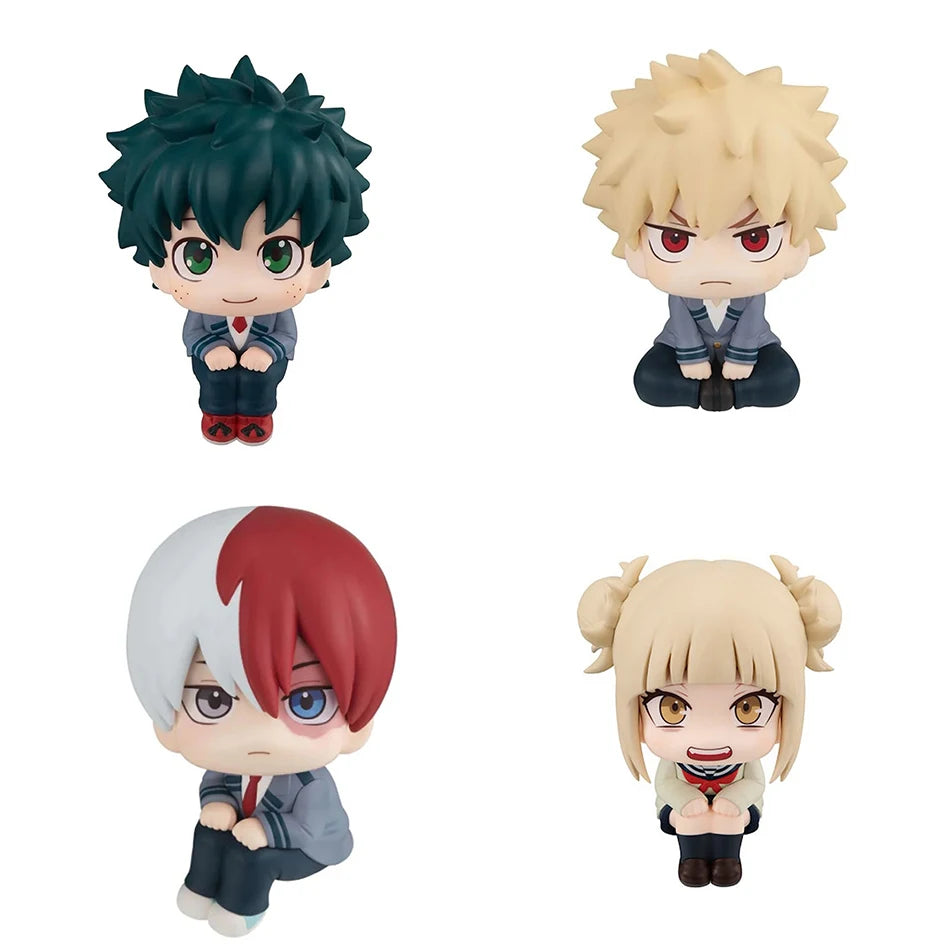 Hot My Hero Academia Bakugou Katsuki Midoriya Izuku Todoroki Shouto Toga Himiko Anime Figure PVC Collectible Model Toys Kid Gift