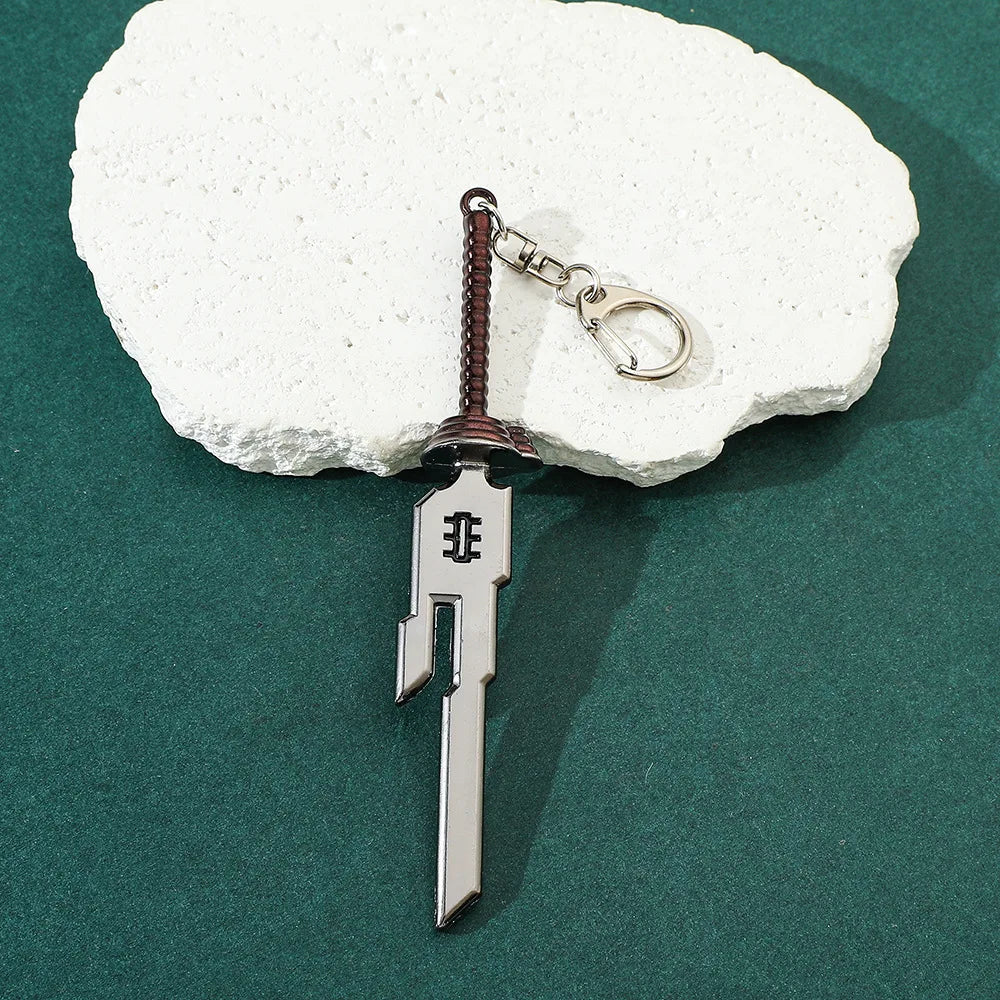 Fushiguro Toji Inverted Spear of Heaven Keychain Nanami Kento Jujutsu Kaisen Pendant Key Chain for Men Cool Keyring Jewelry Gift