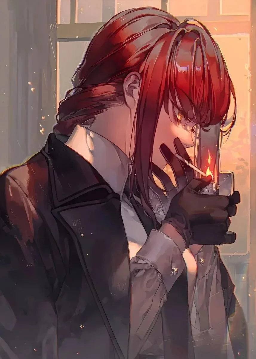 Popular Anime Chainsaw Man Makima Aesthetic Canvas Painting Poster Wall Art Picture Room Decoration
