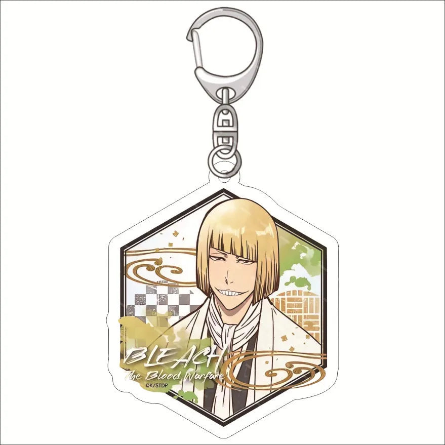 Anime BLEACH Acrylic Keychain Accessories Cartoon Character Cute Charm Bag Pendant Toys Friend Gift