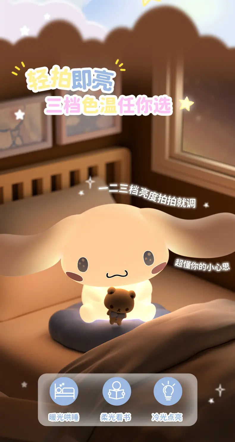 Sanrio Cinnamoroll Desktop Lamp – Luminous Kawaii Ornament