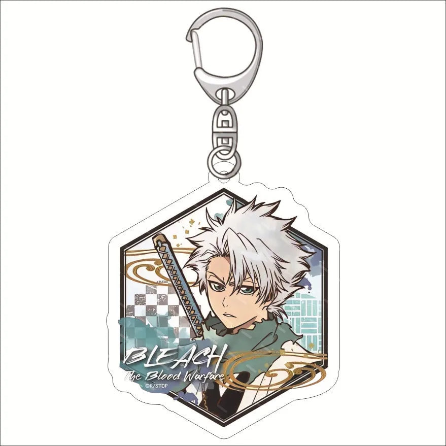 Anime BLEACH Acrylic Keychain Accessories Cartoon Character Cute Charm Bag Pendant Toys Friend Gift