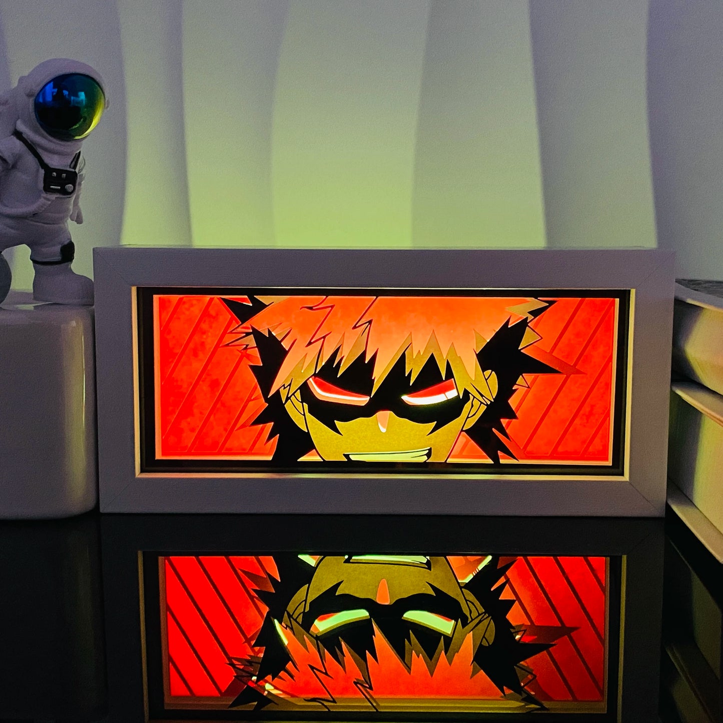 3D Anime Light Box Led Paper Carving  Bedroom Decor Night Lamp Cartoon Manga Shadow Glowing Lightbox Table Lamp for Friend Gifts