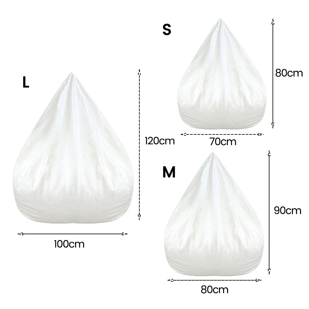 1/2pc Sofas Cover Removable Lazy Sofa Inner Liner Anti-fouling Replacement Bean Bag Inner Liner Bean Chair Bean Bag No Padding