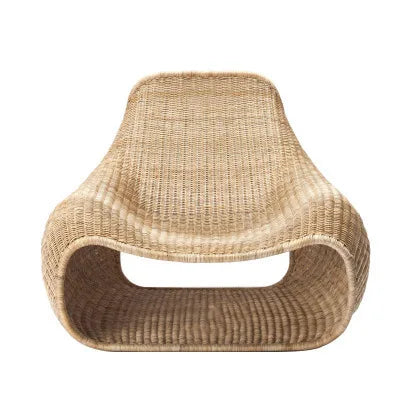 Joylive Leisure Chair Outdoor Garden Rattan Chair Rattan Sofa Single Sofa Chair for Living Room and Outdoor