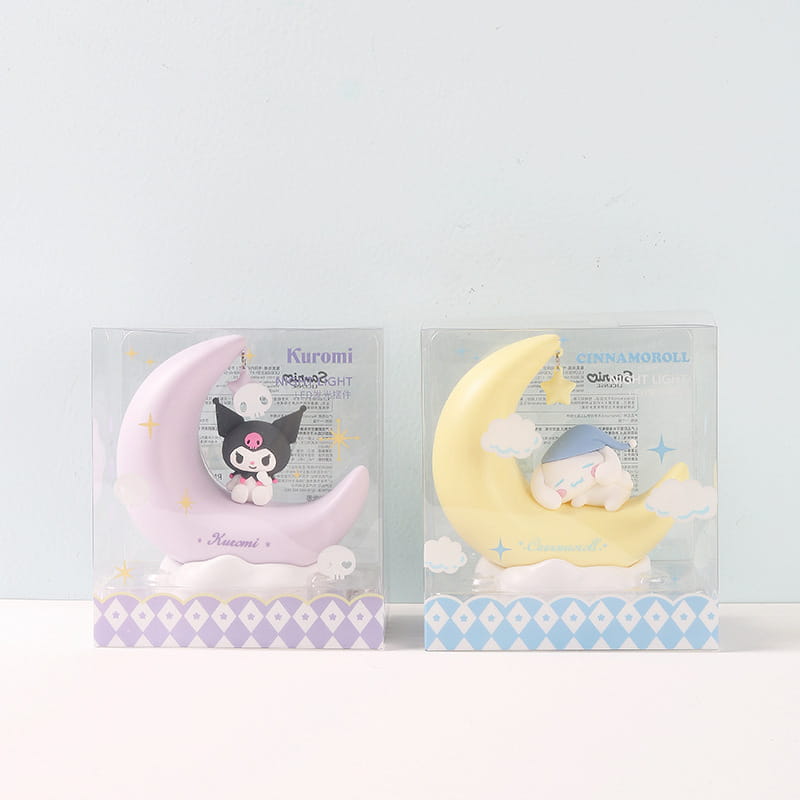 Sanrio Kuromi Cinnamoroll LED Crescent Night Light