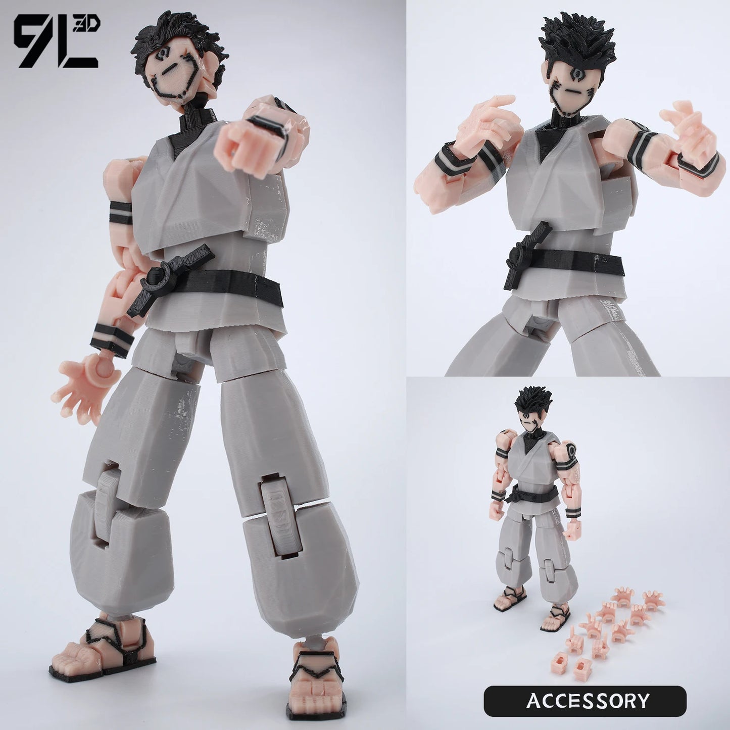 9L3D T13 Jujutsu Kaisen Itadori Figure LUCKY13 Training Ver. JJK Titan13 Multi-Jointed Movable Dummy13 Stress Relief Toys Gifts