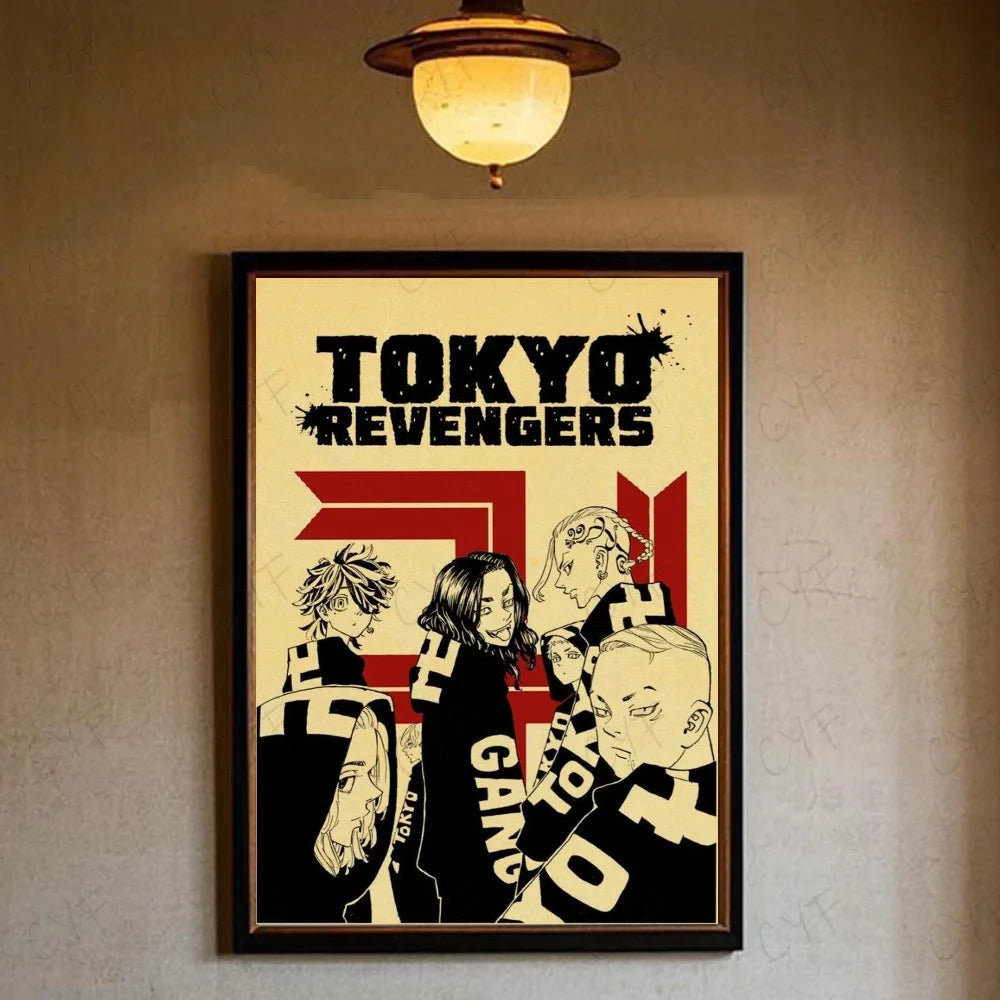 Anime T-Tokyo R-Revenger Poster High Quality Wall Art for Home Office Bedroom Living Room Hallway Bar Perfect Gift Idea