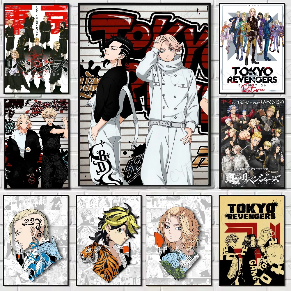 Anime T-Tokyo R-Revenger Poster High Quality Wall Art for Home Office Bedroom Living Room Hallway Bar Perfect Gift Idea