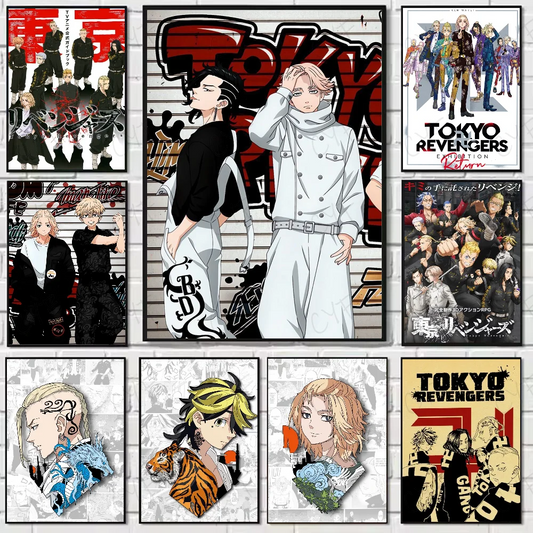 Anime T-Tokyo R-Revenger Poster High Quality Wall Art for Home Office Bedroom Living Room Hallway Bar Perfect Gift Idea