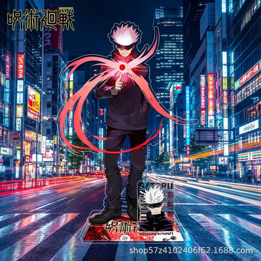 Anime Jujutsu Kaisen Merchandise Acrylic Stand Figure New Style Gojo Satoru Fushiguro Megumi Cute Collectible Decor for Fans