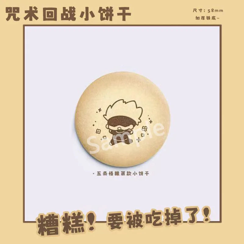Anime Badge Jujutsu Kaisen Gojo Satoru Itadori Yuji Fushiguro Megumi Collectible Figurine Metal Pin Anime Merchandise Otaku