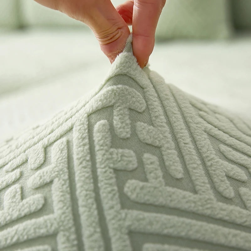 Thicken Sofa Seat Cushion Cover Jacquard Chair Cover Sofa Slipcover Stretch Adjustable Sofa Cover Pets Kids Furniture Protector