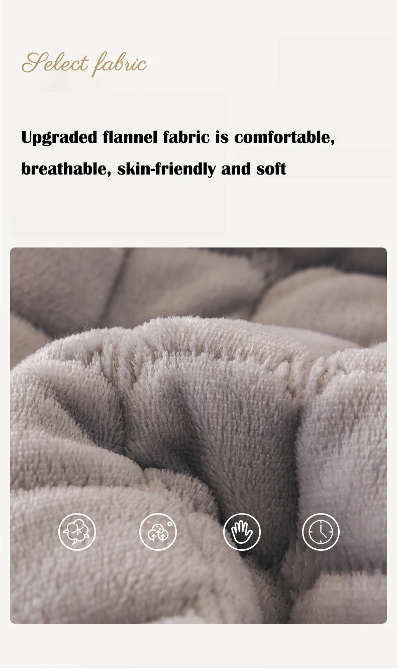 Flannel Sofa Cushion Four Seasons General Non-Slip Thickened Living Room Sofa Backrest Cover Modern Plush Seat Cushion