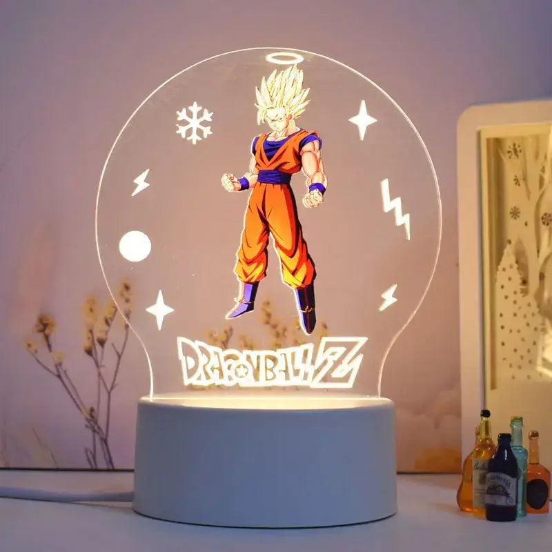 Dragon Ball Z Goku 3D LED Lamp – Cartoon Table Light