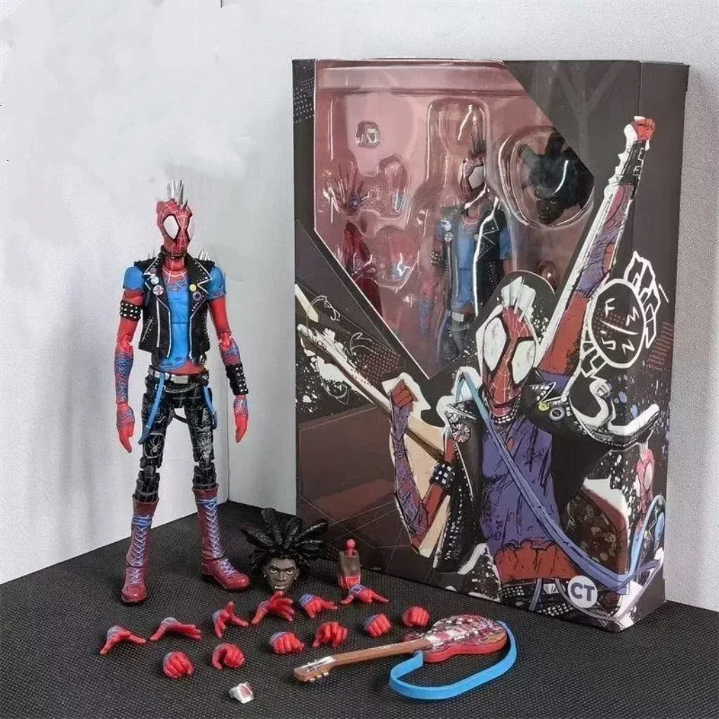 IN STOCK CT Toys Spider-Punk Action Figure Spider-Man Across The Spider-Verse SHF Collectible Model Toy Gift