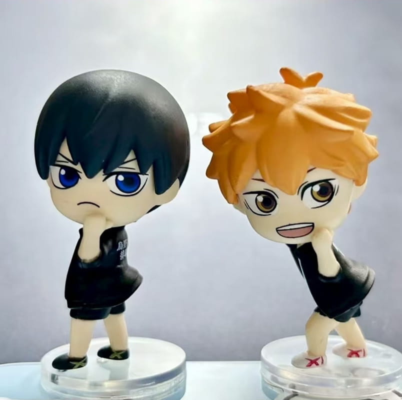 In-Stock Japanese Version Of Volleyball Boys Greeting With A Turn Hinata And Kageyama Looking Back Displaying Team
