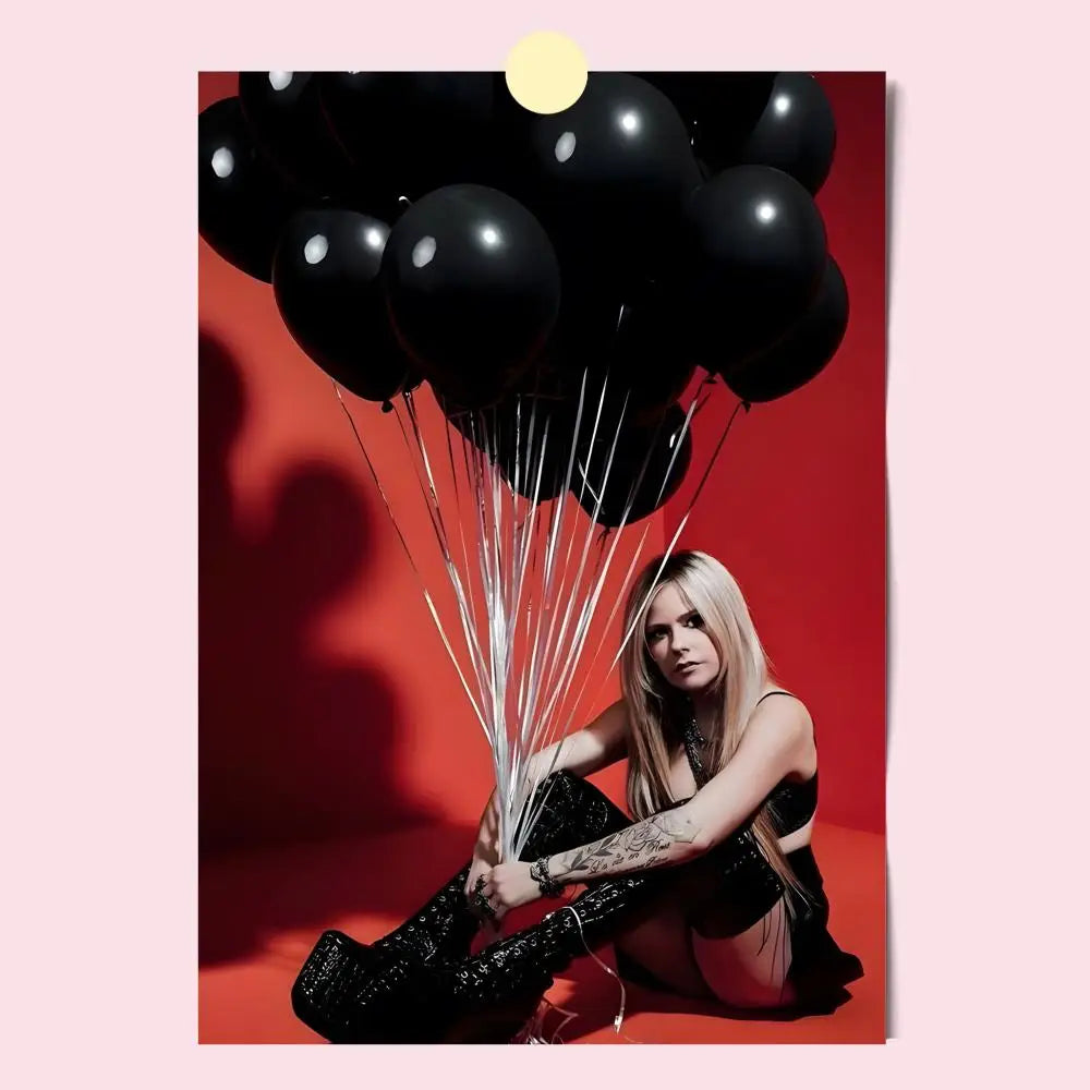 Poster HD Anime Hot Theme Singer/OST/Movie-Waterproof Self-Stick Home Decor Star Singer Avril Lavigne