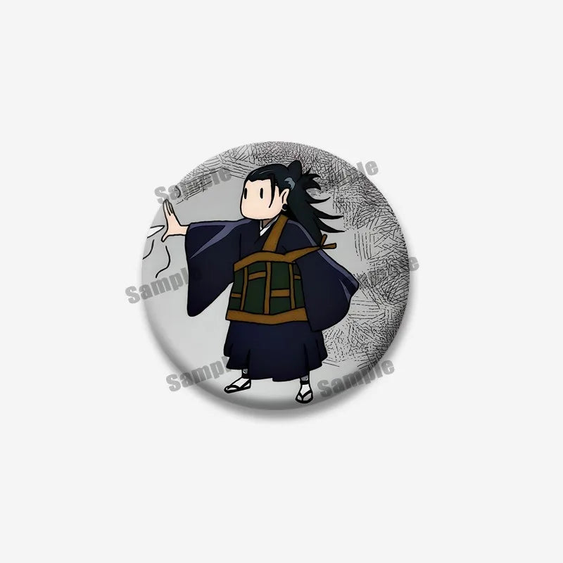 Creativity Cartoon Figure Suguru Geto Badges Funny Anime Icon Brooch Enamel Pin Backpack Clothing Jewelry Accessories Toys Gifts