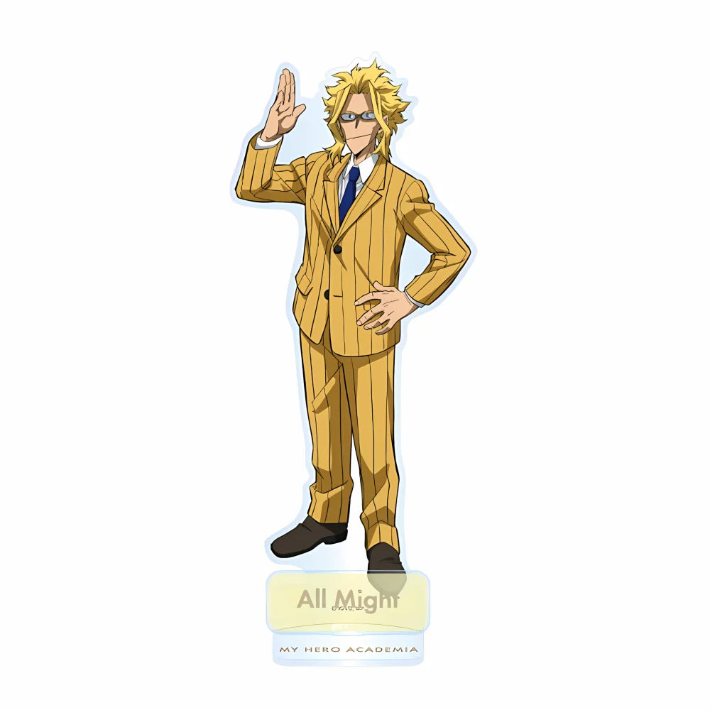 Anime My Hero Academia Acrylic Standee Keychain Izuku Midoriya School Uniform Ver Cartoon Figure Desktop Decor Fans Gift