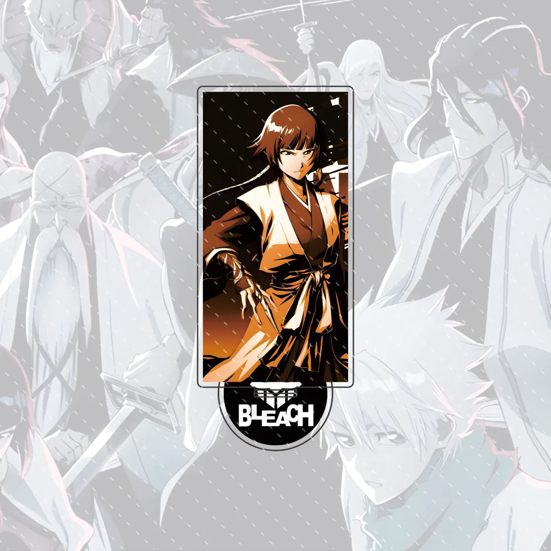Anime BLEACH 15cm acrylic stand figure Orihime Kurosaki Ichigo standing model desktop decoration gift