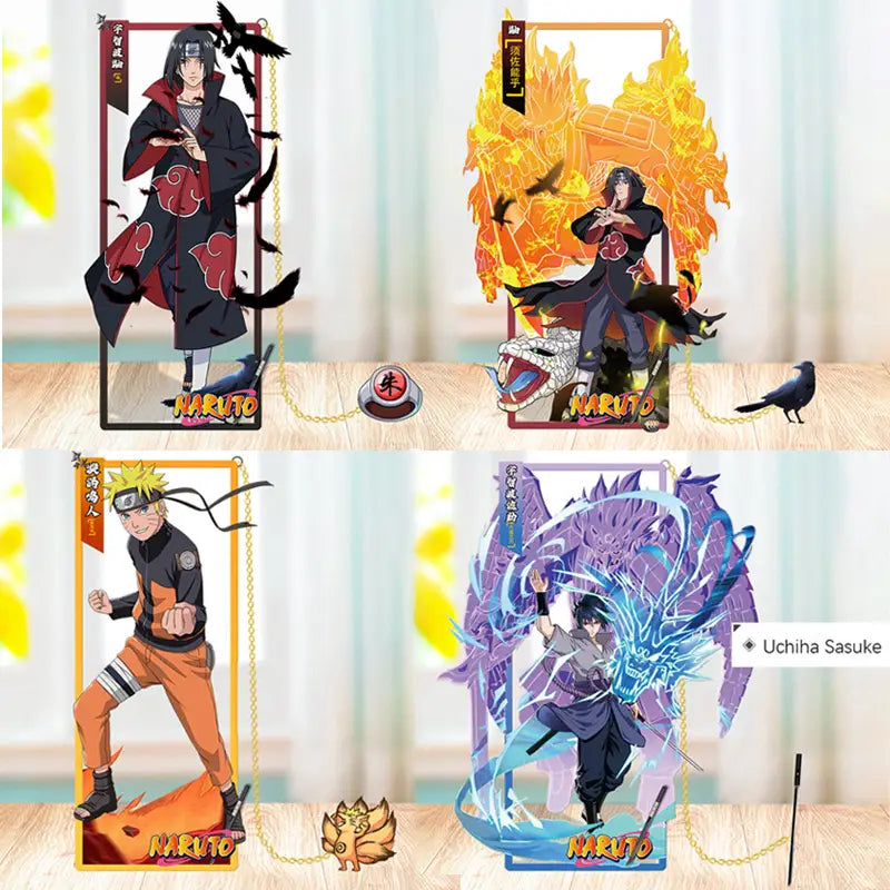 Naruto Sasuke Itachi Metal Bookmark Set – Gift