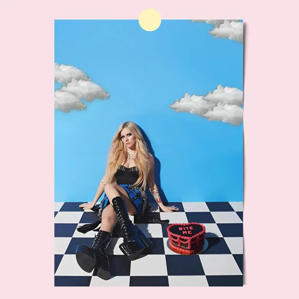 Poster HD Anime Hot Theme Singer/OST/Movie-Waterproof Self-Stick Home Decor Star Singer Avril Lavigne