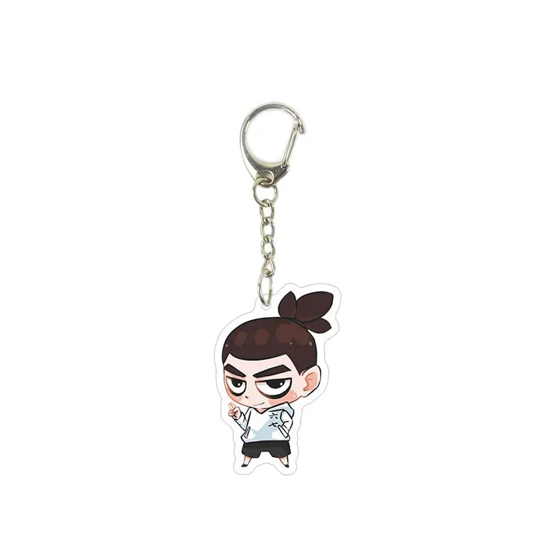 Anime Killer Seven Scissor Seven Acrylic Keychain Killer Seven Pendant Girl Boy Cartoon Cute Cool Keyring Jewelry Fan Collection