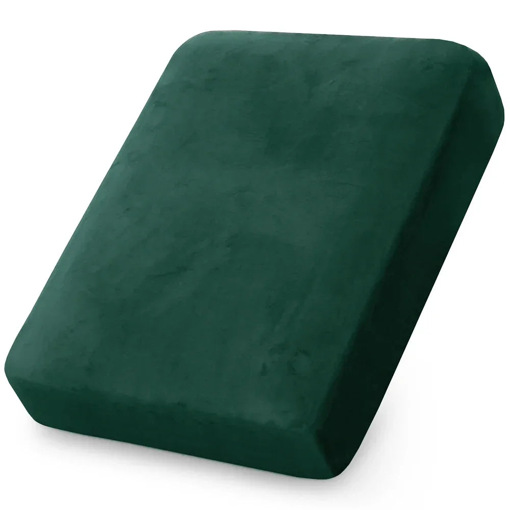 Velvet Sofa Cushion Covers for Living Room Plush Sofa Seat Cover Soft Stretch Sofas Couch Slipcover Furniture Protector