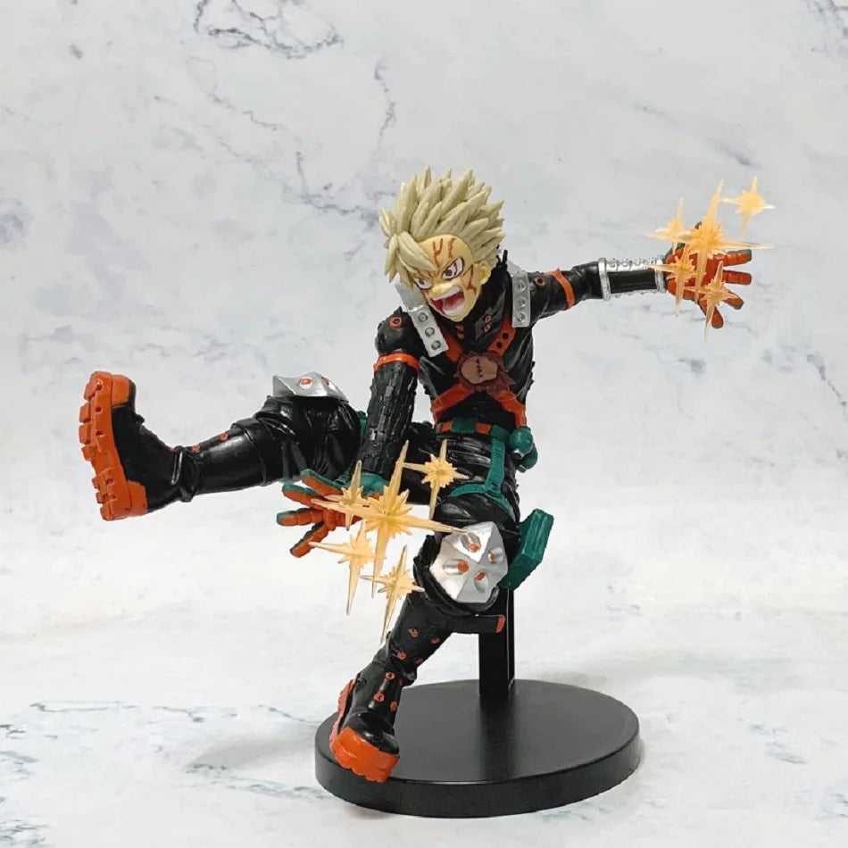 18-20cm My Hero Academia Anime Figures Midoriya Izuku Bakugou Katsuki Action Model Pvc Desktop Statue Collection Toys Gifts