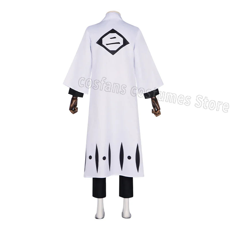 Aizen Sousuke Cosplay Costume Wig Bleach Cosplay Thousand Year Blood War Gotei 13 Team 5 Captain Robe Kimono Outfits Customize