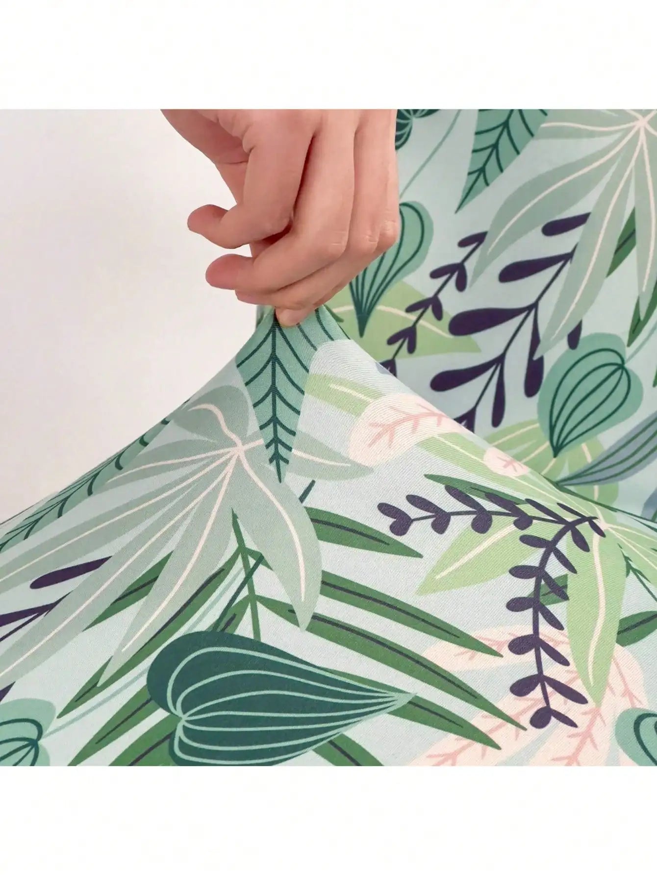 Outdoor Tropical Print Sofa Cushion Covers - Non-Slip Furniture Protectors, Replacement for Individual Seat Cushions