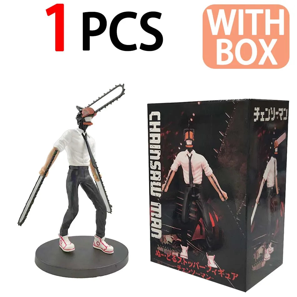 New Chainsaw Man Lacey/Power/Denji Anime Action Figure PVC Chainsaw Man Noodle Stopper Figurine Adult Collection Model Toys