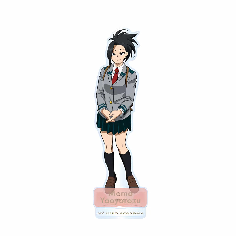 Anime My Hero Academia Acrylic Standee Keychain Izuku Midoriya School Uniform Ver Cartoon Figure Desktop Decor Fans Gift
