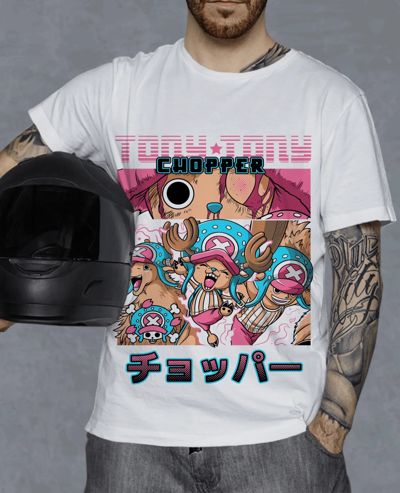 2026 Summer ONE PIECE Anime Tony Tony Chopper Printed Loose Short-sleeved Pure Cotton Children's T-shirt Tide Unisex Casual Y2k