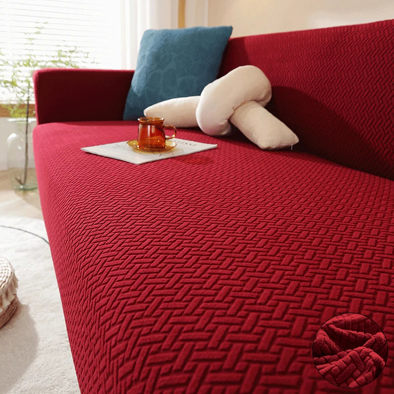 Elastic Jacquard Fabric Sofa Cover Stretch Couch Cover Sectional L Shape Sofa Slipcover Corner Case For Home 1/2/3/4/5 Seaters