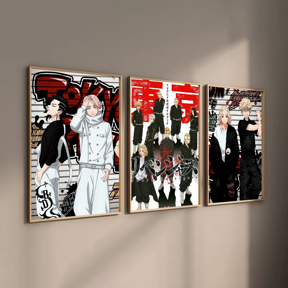 Anime T-Tokyo R-Revenger Poster High Quality Wall Art for Home Office Bedroom Living Room Hallway Bar Perfect Gift Idea