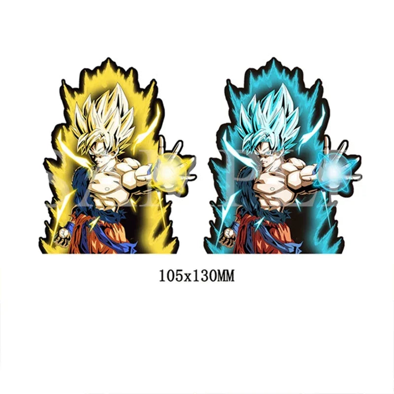 DRAGON BALL NARUTO Anime 3D Lenticular Sticker Goku, Vegeta Waterproof Decals for Car Refrigerator Skateboard Etc.kid's Gifts