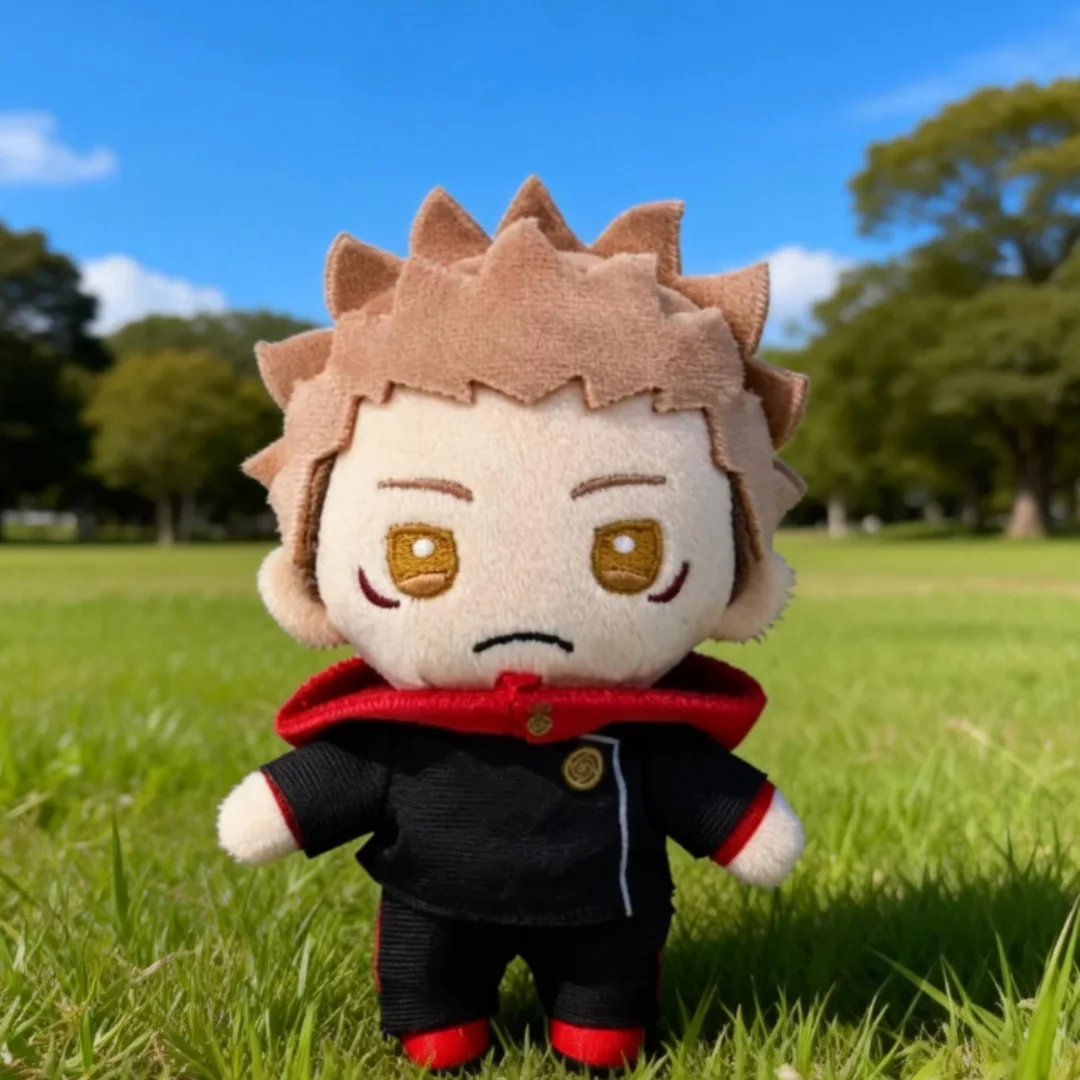 12CM Cartoon Jujutsu Kaisen Plush Doll Cute Ryōmen Sukuna Toge Omori Anime Periphery Doll Pendant Room Decor Birthday Gift