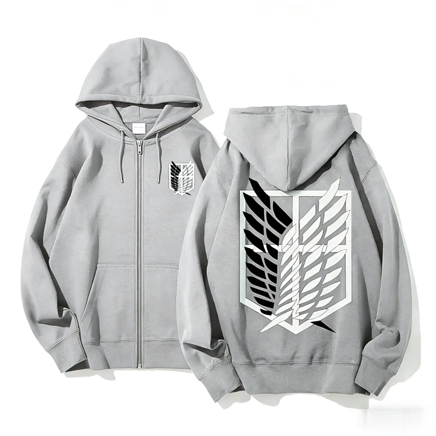Attack on Titan Anime Hoodie Zip Up Sweatshirt Men Women 2026 New Loose Casual Streetwear Cosplay Jacket Pullover Long Sleeve