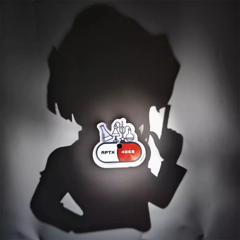 Anime Kaito Kid Conan Goku Luffy Shadow Light Projector Lamp Creative Atmosphere Night Light Surprise Gift For Friends  Besties