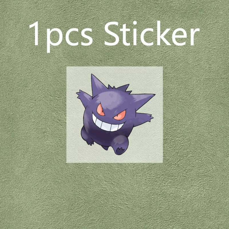 Anime Pokemon Gengar Cartoon Pendant Necklace Hip Hop Trendy Jewelry Fashion Decorative Necklaces Gift for Teen Boys Fans