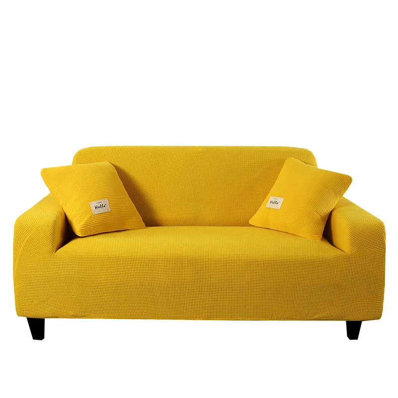 Sofa Cover Elastic For Living Room Home Jacquard Stretch  Slipcovers  Corner Couch Covers 1/2/3/4 Seater L Shape Free Shopping