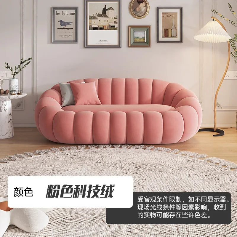 Cloud Sofa Plush Pumpkin Sofa Combination Soft Comfortable Modern Living Room Sofa Suite Apartment Home Furniture Accessories