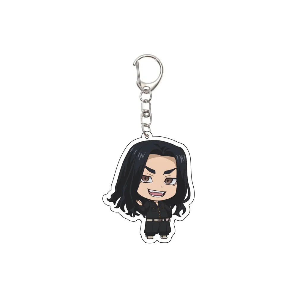 6CM  Anime Tokyo Revengers Acrylic Keychain Model Cosplay Characters Ornament Accessories Goods Collection Christmas Gifts