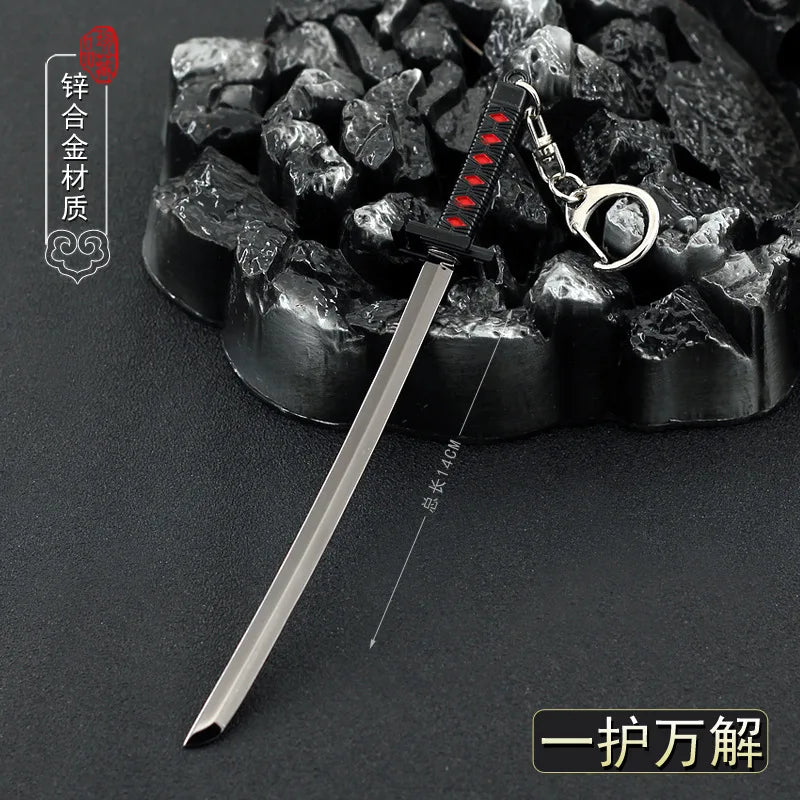 Bleach Kurosaki Ichigo Mask Keychains Anime Key Chain Metal Retro Keyring For Women Men Charm Accessories Pendant Llaveros Gifts