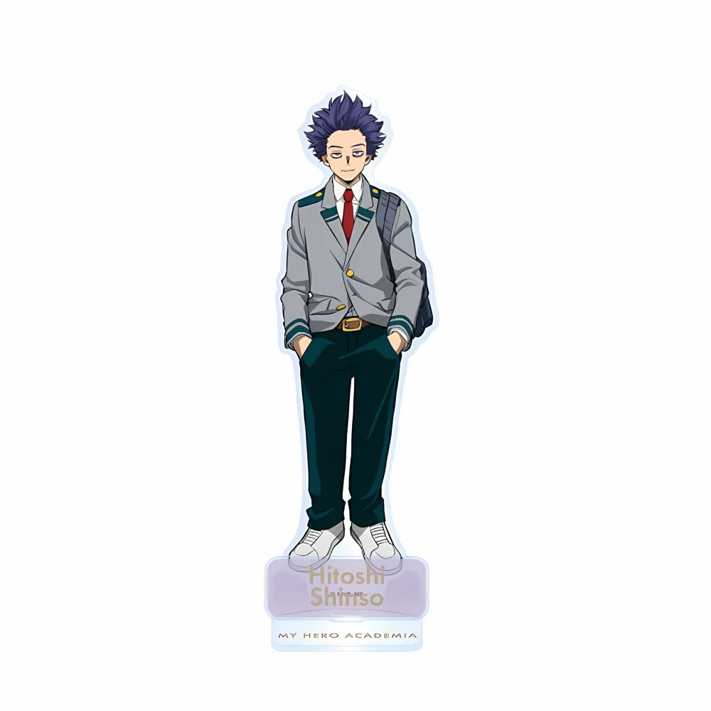 Anime My Hero Academia Acrylic Standee Keychain Izuku Midoriya School Uniform Ver Cartoon Figure Desktop Decor Fans Gift